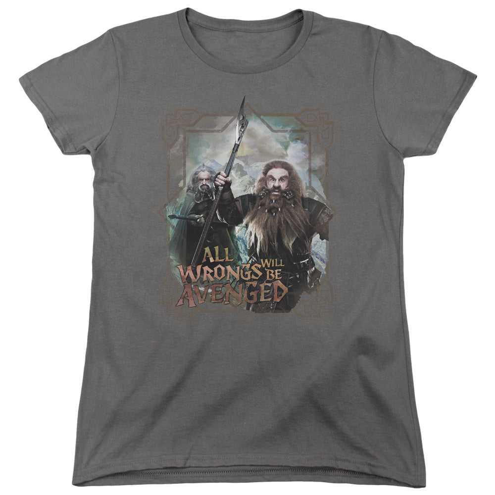 The Hobbit Wrongs Avenged Womens T-Shirt