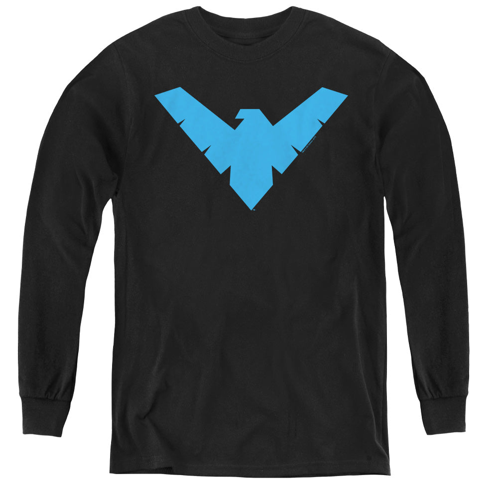 Batman Nightwing Symbol Youth Long Sleeve T-Shirt