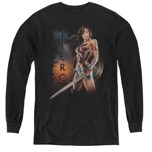 Wonder Woman (2017) Fierce Youth Long Sleeve T-Shirt