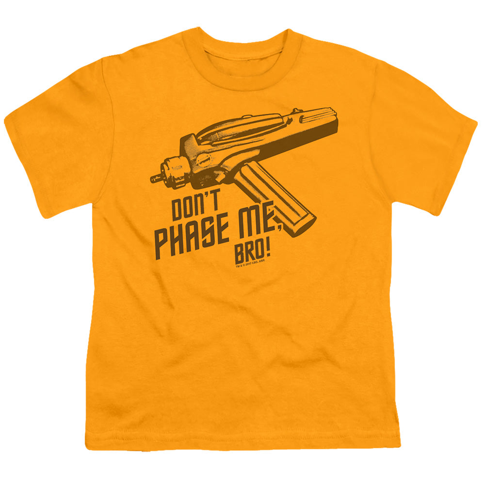 Star Trek Don't Phase Me Bro Gold Youth/Toddler T-Shirt