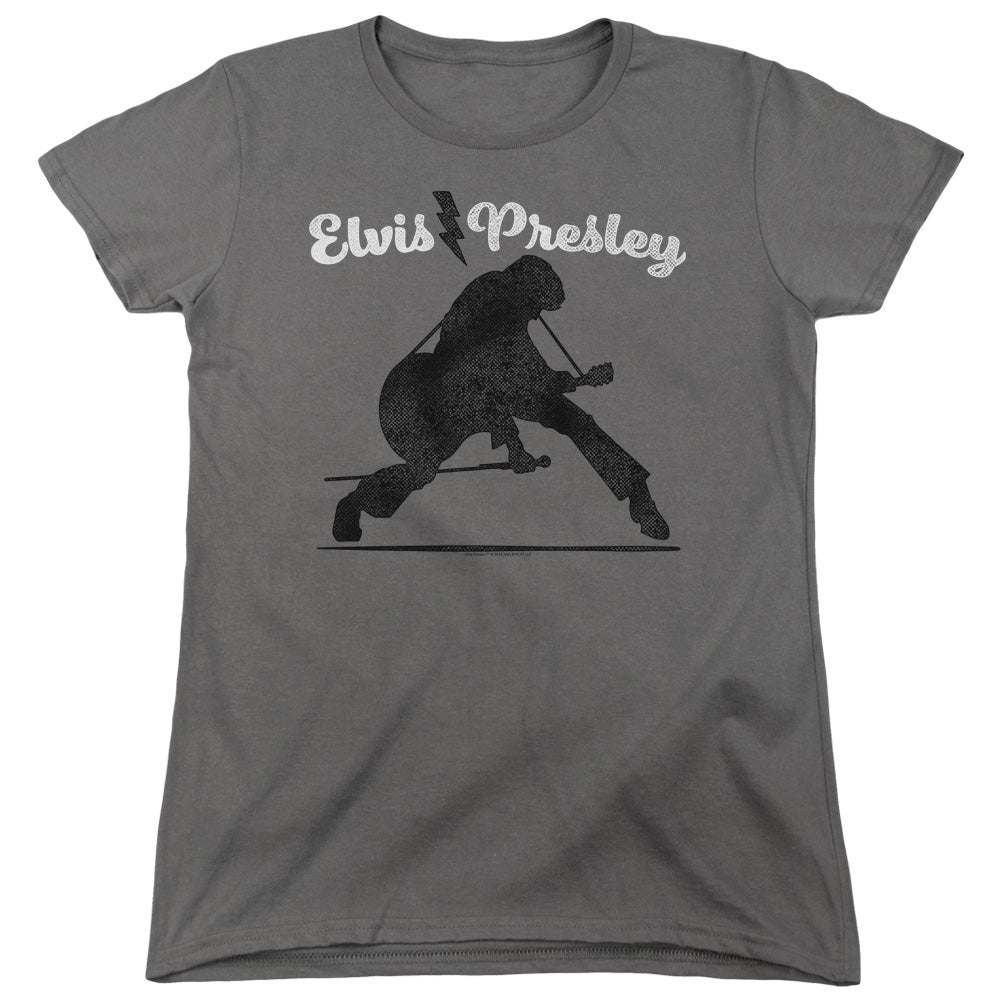 Elvis Presley Overprint Womens T-Shirt