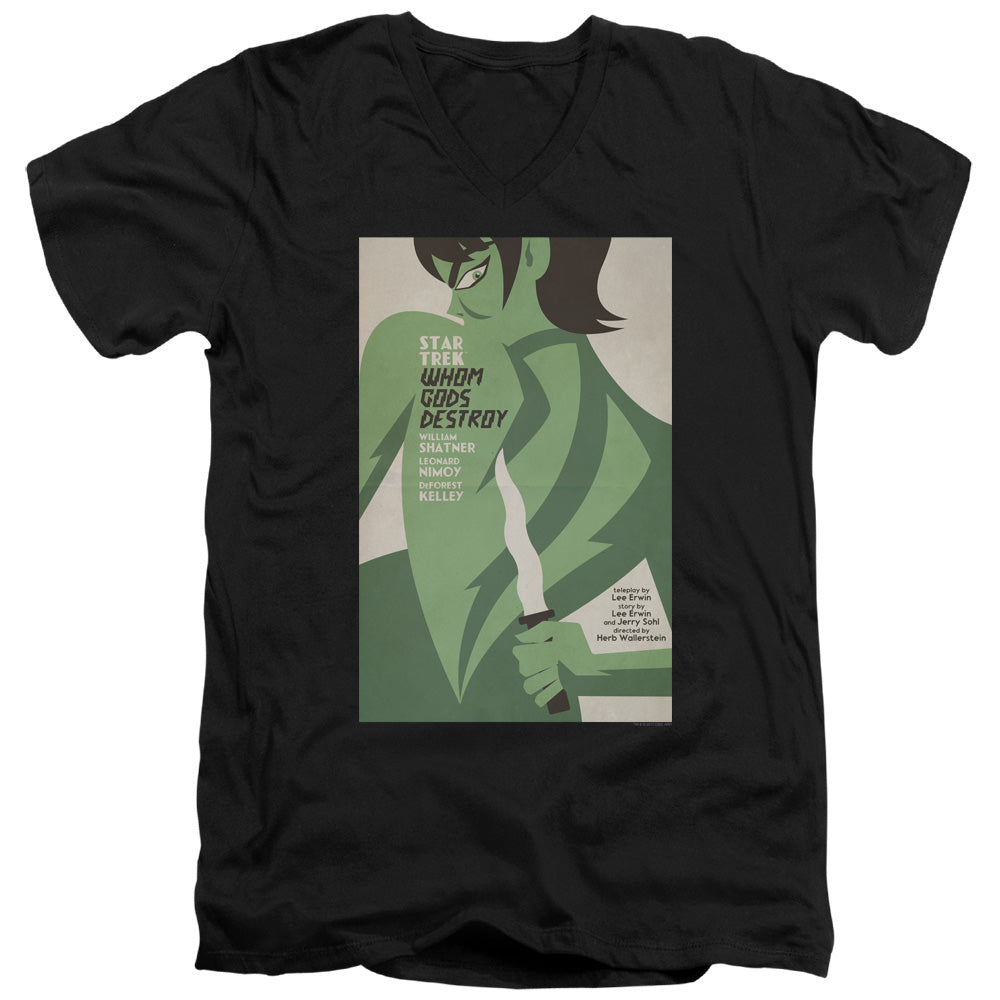 Star Trek Juan Ortiz Whom Gods Destroy Black V-Neck T-Shirt