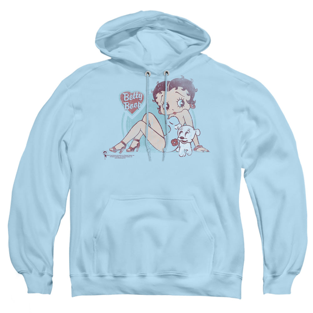 Betty Boop Vintage Pin Pup Pullover Hoodie