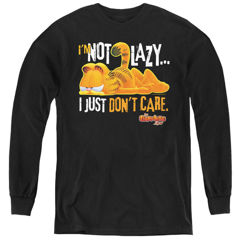 Garfield Not Lazy Youth Long Sleeve T-Shirt