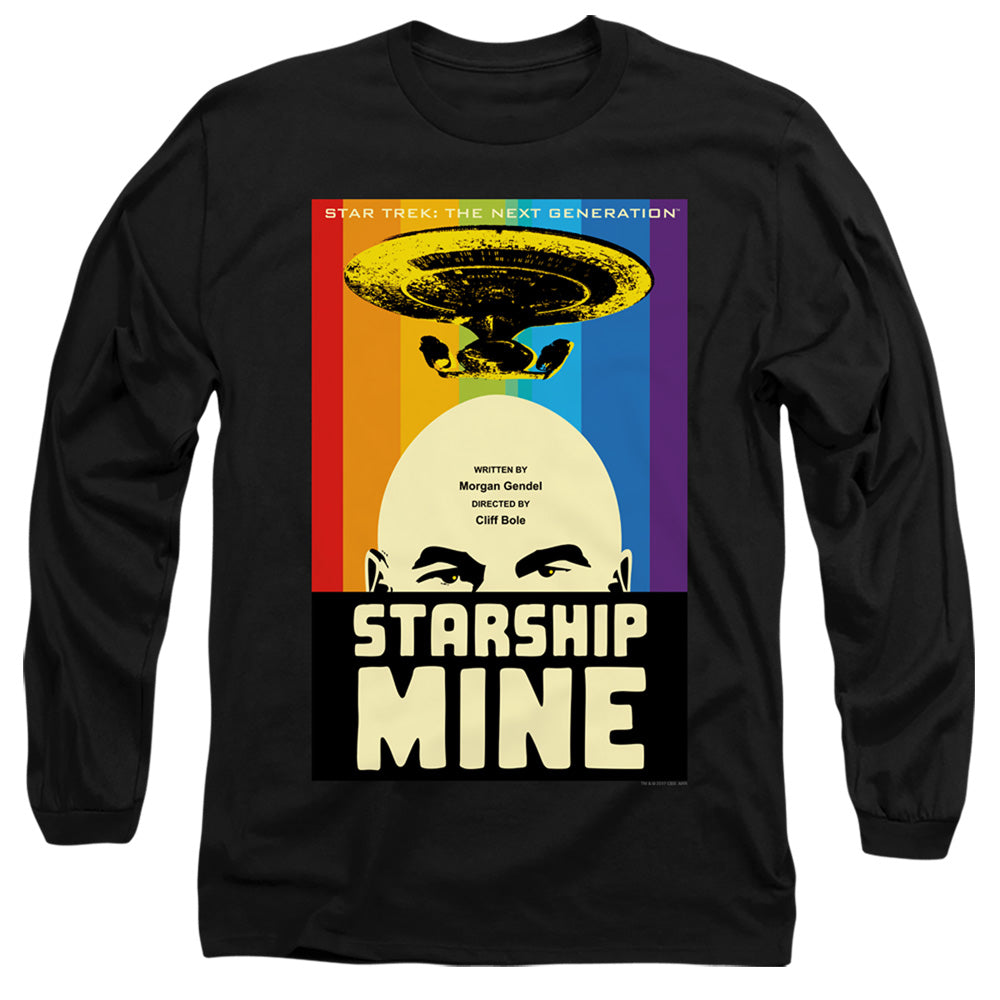 Star Trek Starship Mine Black Long Sleeve T-Shirt