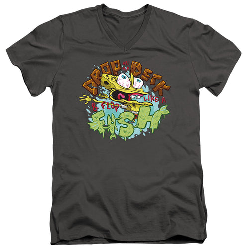 Spongebob Squarepants Drop and Flop V-Neck T-Shirt
