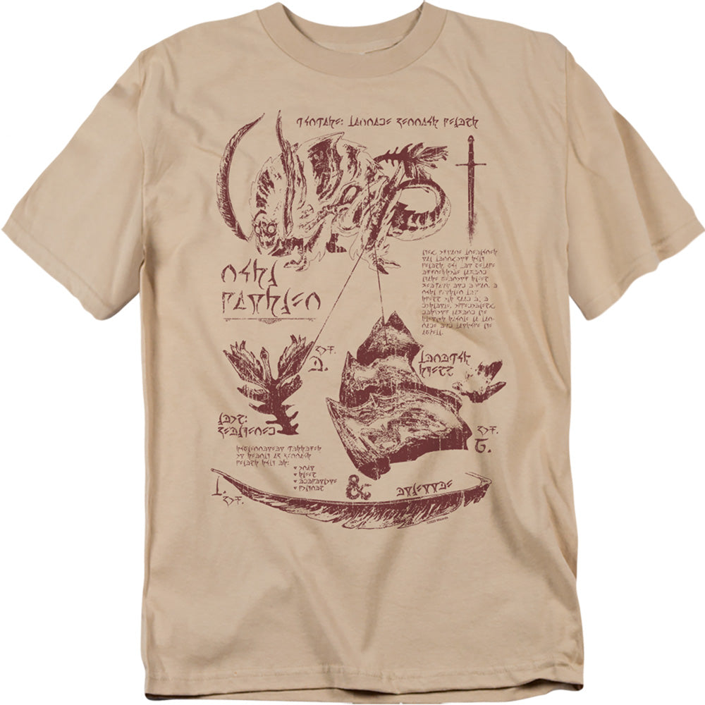 Dungeons & Dragons Rush Monster Anatomy Chart T-Shirt