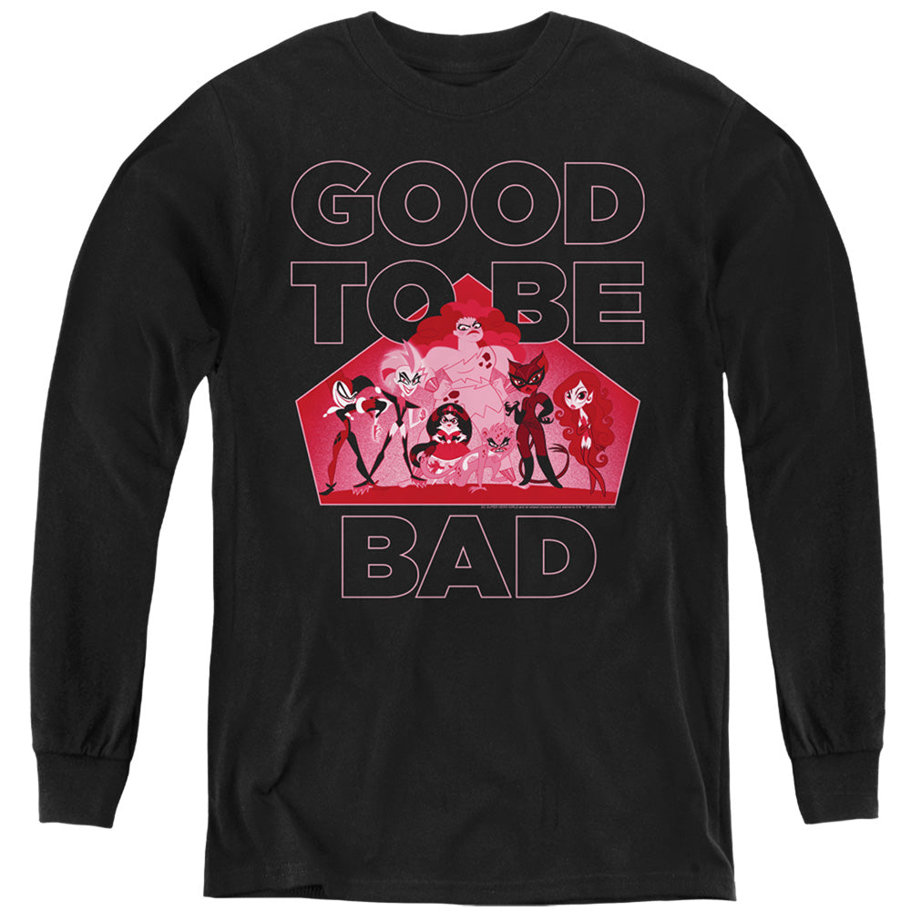 DC Super Hero Girls Good To Be Bad Youth Long Sleeve T-Shirt