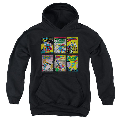 Superman Sm Covers Youth Hoodie