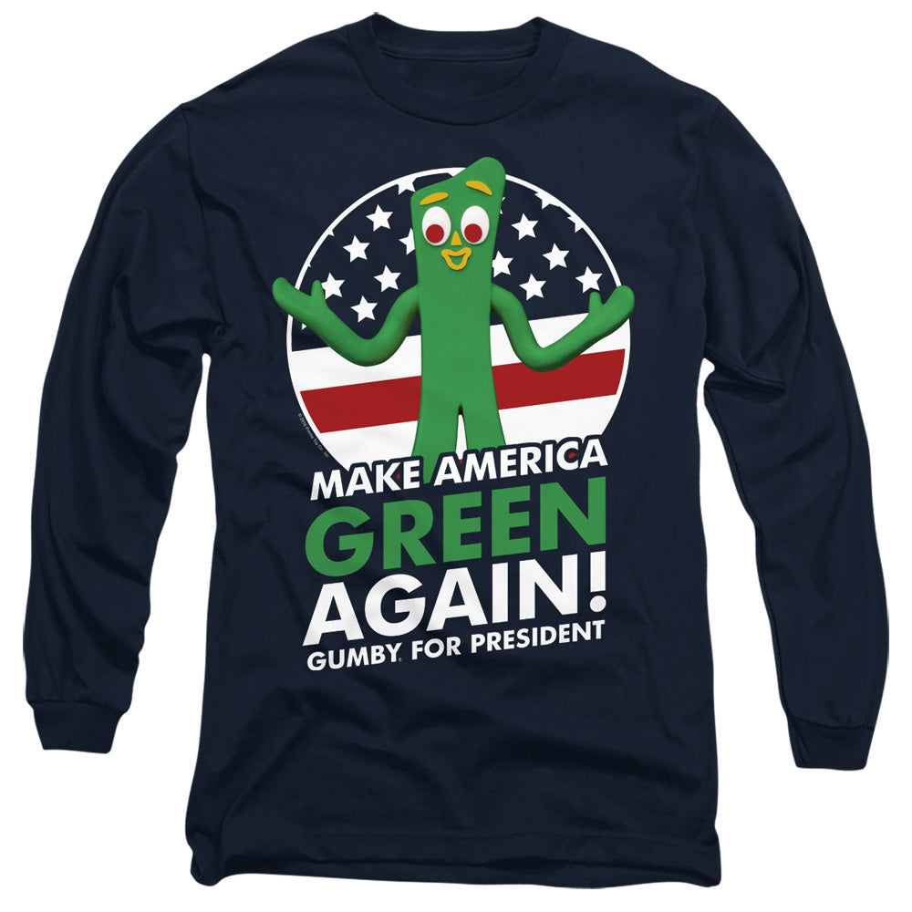 Gumby For President Long Sleeve T-Shirt