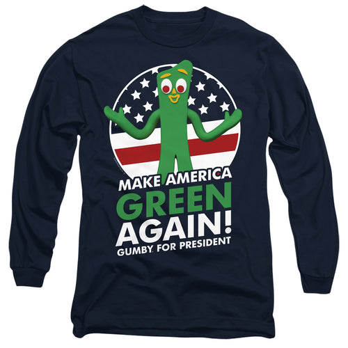 Gumby For President Long Sleeve T-Shirt
