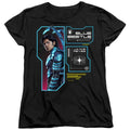 Blue Beetle Data Read Out Womens T-Shirt