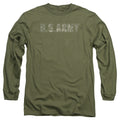 US Army Camo Letters Long Sleeve T-Shirt