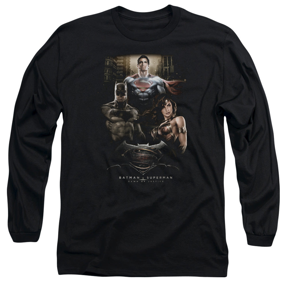 Batman v Superman Thre Three Long Sleeve T-Shirt