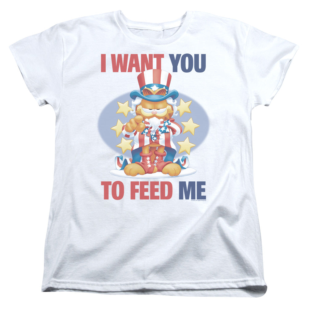 Garfield I Want You Womens T-Shirt