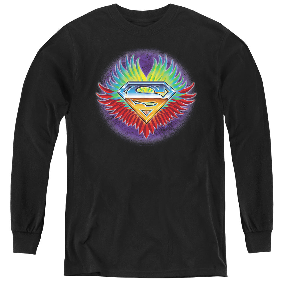 Superman Dont Stop Believing Youth Long Sleeve T-Shirt