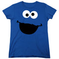 Sesame Street Cookie Monster Face Womens T-Shirt