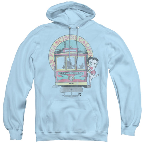 Betty Boop Betty's Trolley Pullover Hoodie