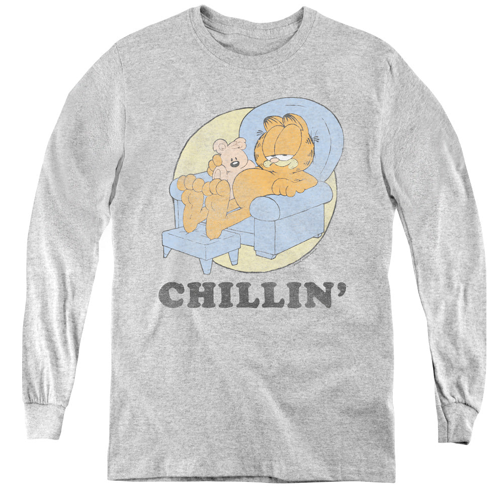 Garfield Chillin Youth Long Sleeve T-Shirt
