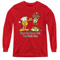 Garfield Share The Season Youth Long Sleeve T-Shirt