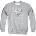 Superman Riveted Metal Crewneck Sweatshirt