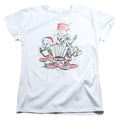 Looney Tunes Holiday Sketch Womens T-Shirt