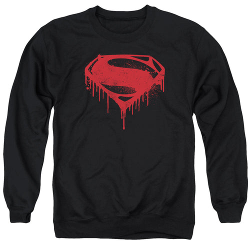 Batman v Superman Splattered Crewneck Sweatshirt