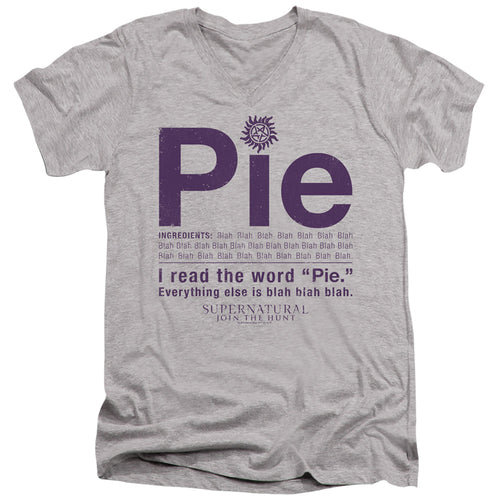 Supernatural I Read the Word Pie V-Neck T-Shirt