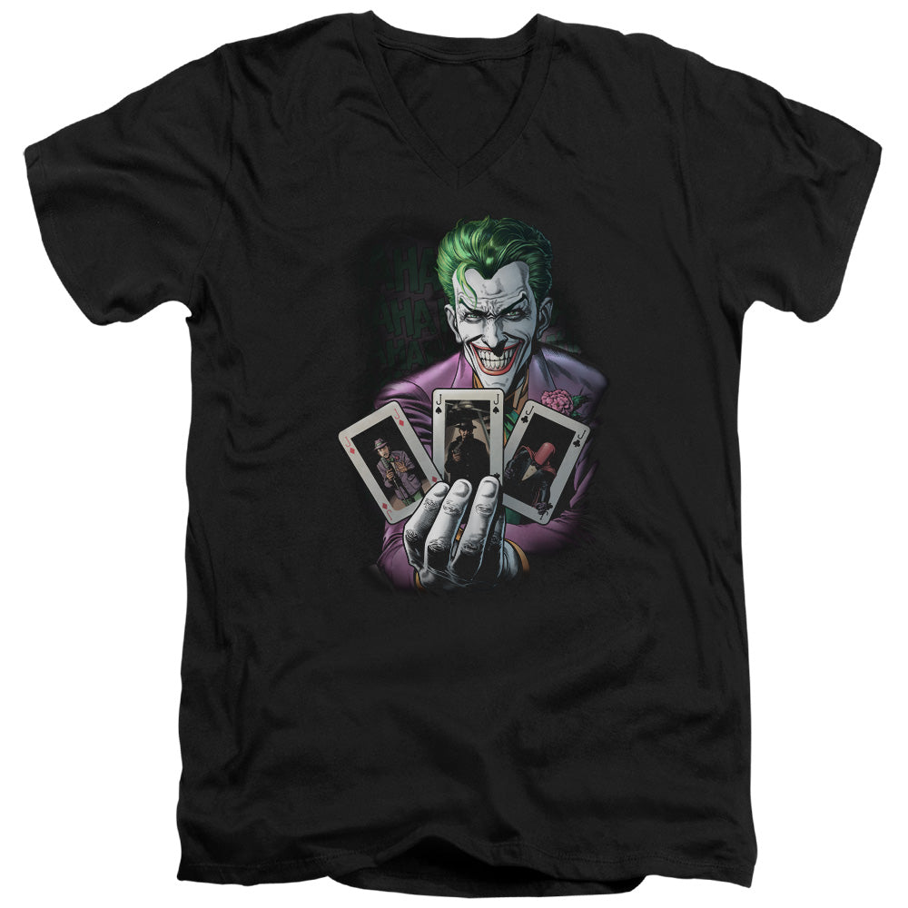 Batman 3 Of A Kind V-Neck T-Shirt