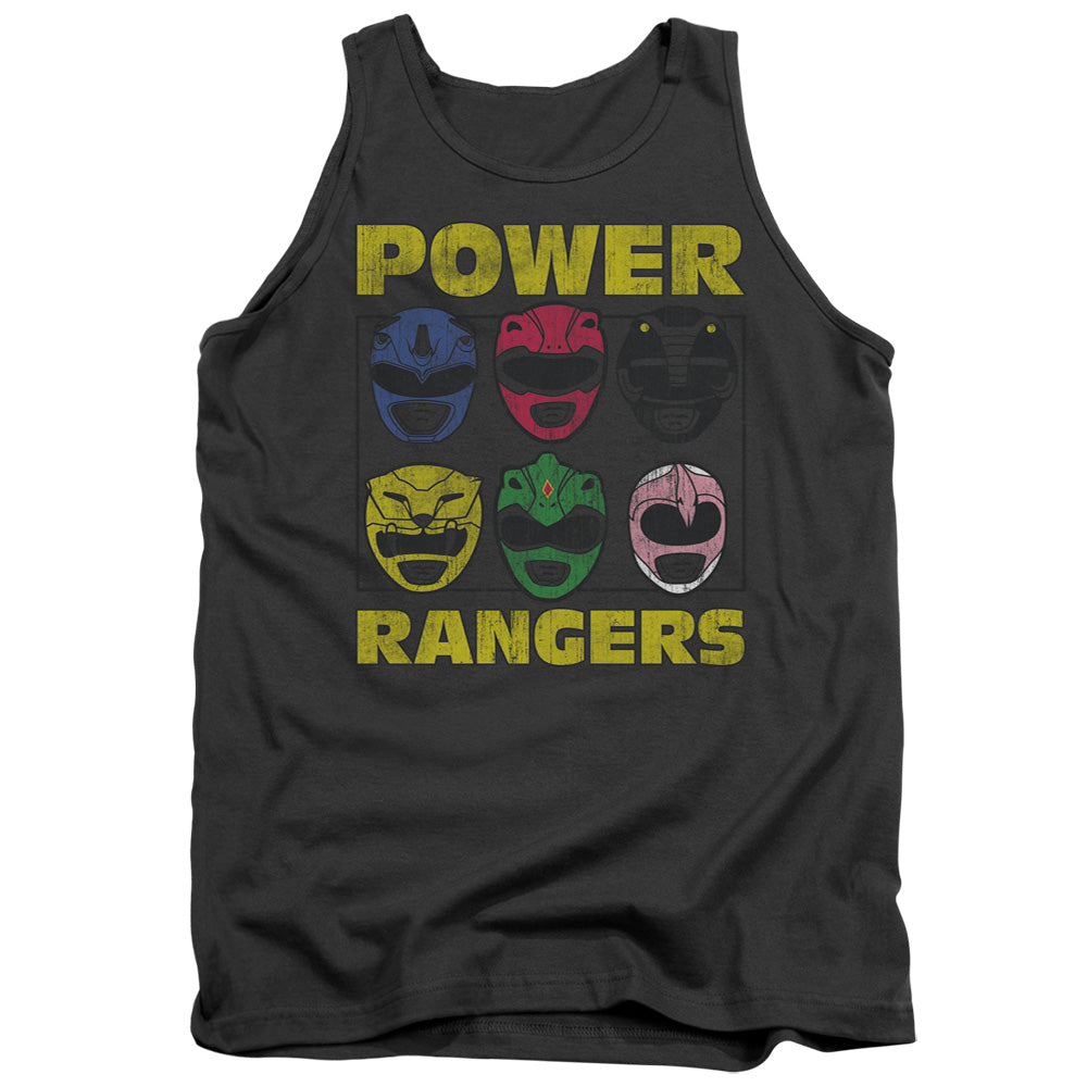 Mighty Morphin Power Rangers Ranger Heads Tank Top