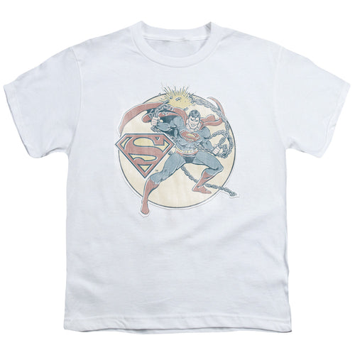 DC Comics Retro Superman Iron On Youth/Toddler T-Shirt