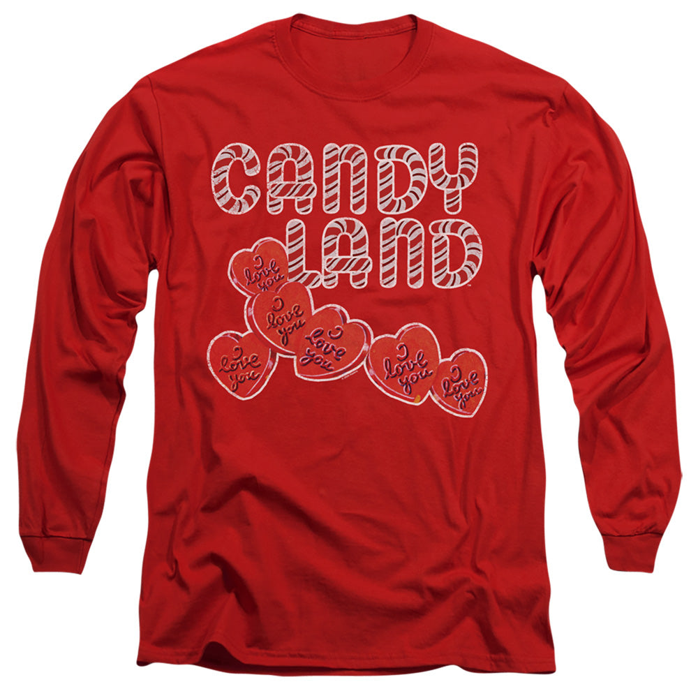 Candy Land I Love You Hearts Long Sleeve T-Shirt