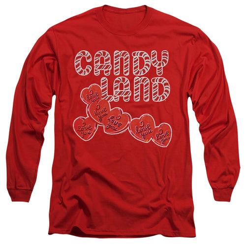 Candy Land I Love You Hearts Long Sleeve T-Shirt