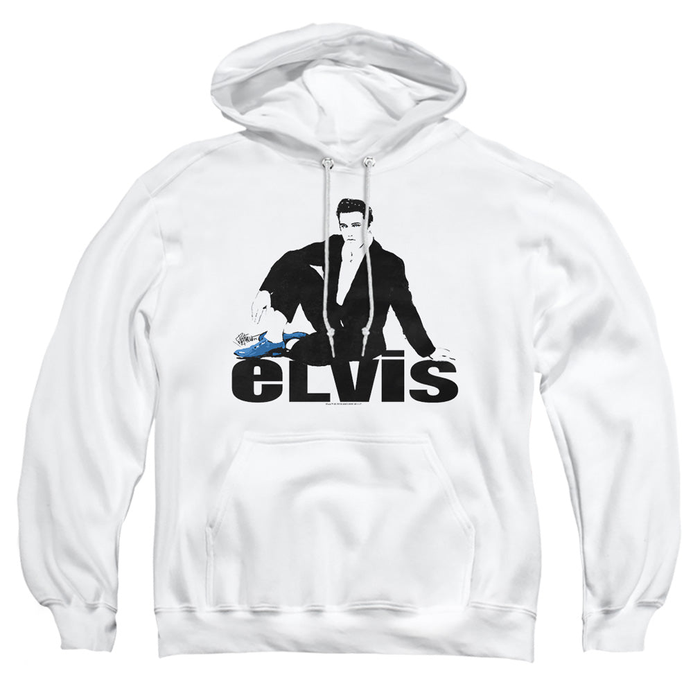 Elvis Presley Blue Suede Pullover Hoodie