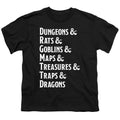 Dungeons & Dragons Dungeon List Youth/Toddler T-Shirt