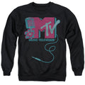 MTV Microphone Logo Crewneck Sweatshirt
