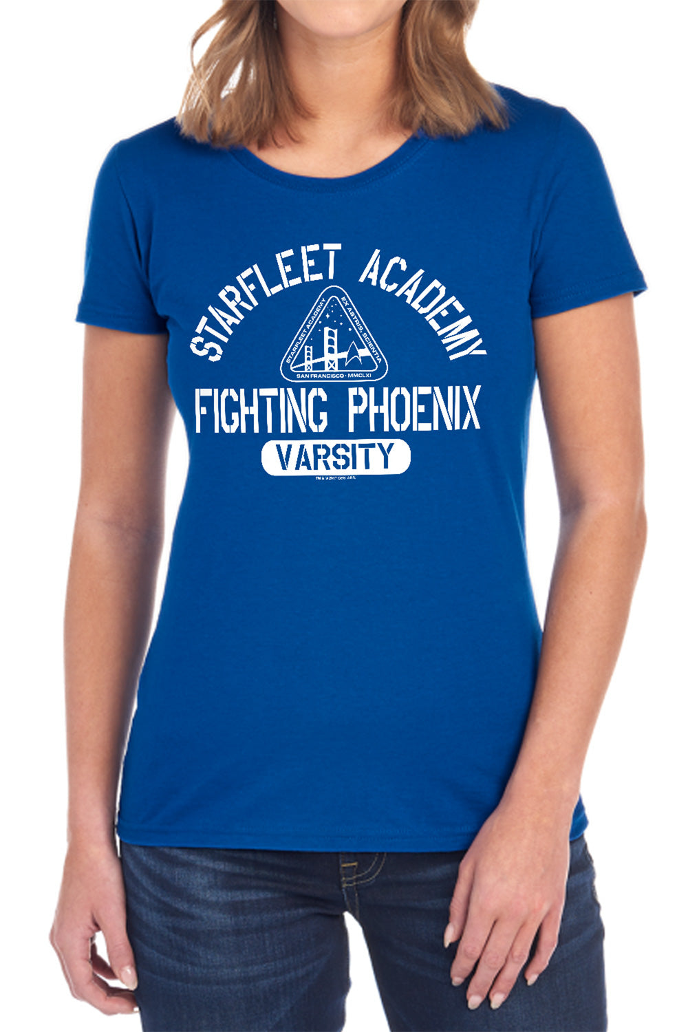 Star Trek Starfleet Academy Fighting Phoenix Varsity Womens T-Shirt