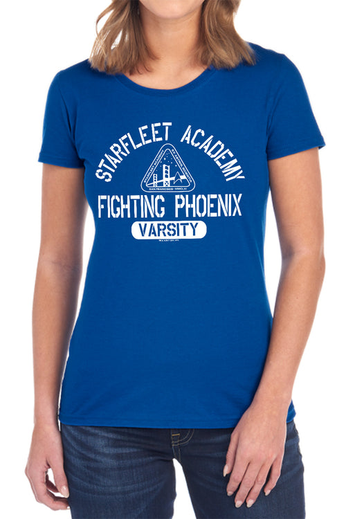 Star Trek Starfleet Academy Fighting Phoenix Varsity Womens T-Shirt
