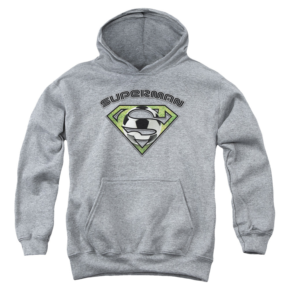 Superman Soccer Shield Youth Hoodie