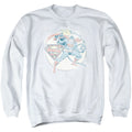 DC Comics Retro Superman Iron On Crewneck Sweatshirt