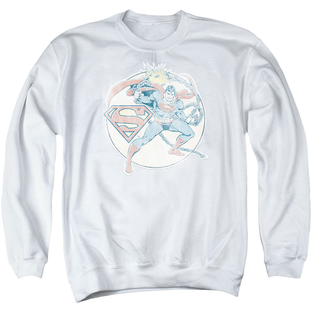 DC Comics Retro Superman Iron On Crewneck Sweatshirt