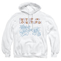 Ren and Stimpy Shut Up and Look Stupid! Pullover Hoodie