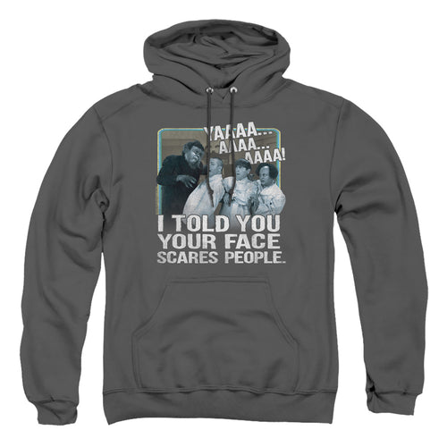 The Three Stooges Your Face Scares People Pullover Hoodie
