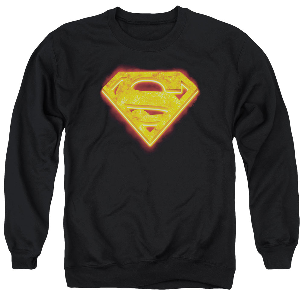 Superman Hot Steel Shield Crewneck Sweatshirt