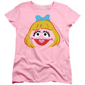 Sesame Street Prairie Dawn Face Womens T-Shirt