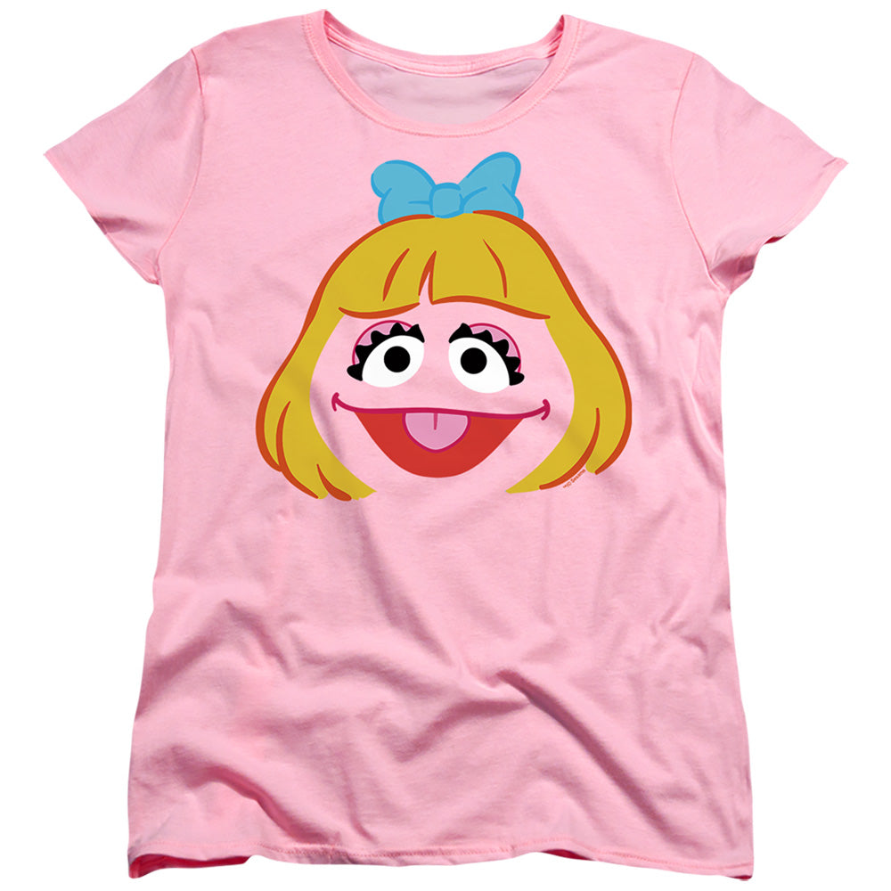 Sesame Street Prairie Dawn Face Womens T-Shirt