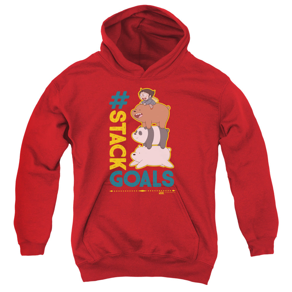 We Bare Bears Stack Goals Youth Hoodie