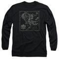 Lord of the Rings Map Of Me Long Sleeve T-Shirt