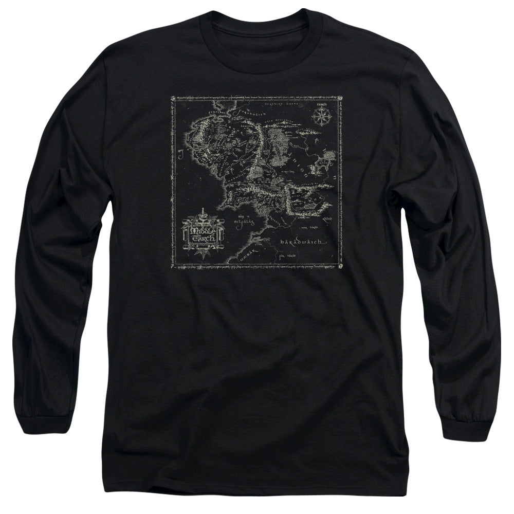 Lord of the Rings Map Of Me Long Sleeve T-Shirt