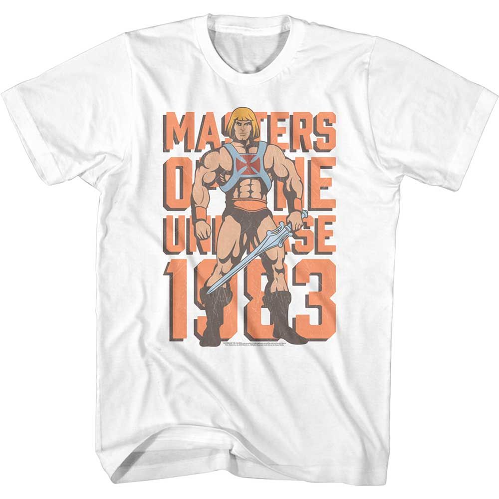 MOTU 1983 Masters of the Universe t-shirt in white